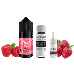 Набір для самозамішування Crazy Juice Rasberry (Малина, 50 мг, 30 мл)