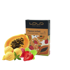 Тютюн Loud Papaya sorbet (Папайя сорбет, 40 г)