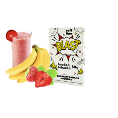 Тютюн Blast Smoke Light Line Strawberry banana smoothie (Полунично-банановий смузі, 50 г)