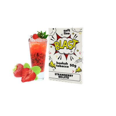 Тютюн Blast Smoke Light Line Strawberry mojito (Полуничний мохіто, 50 г)