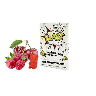 Тютюн Blast Smoke Light Line Red Gummy Bears (Червоні мармеладні ведмедики, 50 г)