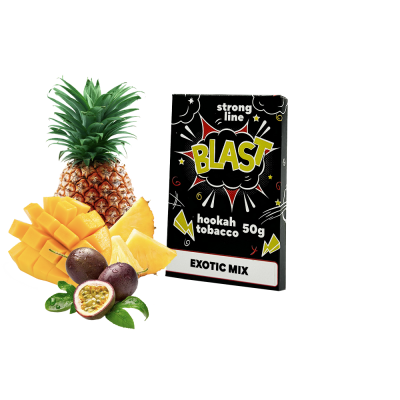 Тютюн Blast Smoke Strong Line Exotic Mix (Екзотичний мікс, 50 ​​г)