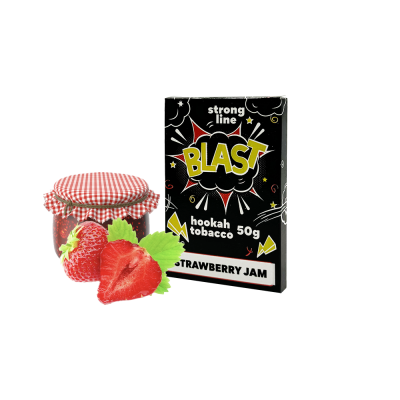 Тютюн Blast Smoke Strong Line Strawberry Jam (Полуничний джем, 50 г)