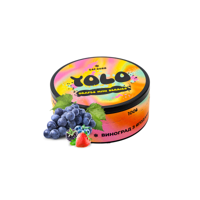 Табак Yolo Grape and berries (Виноград Ягоды, 100 г)