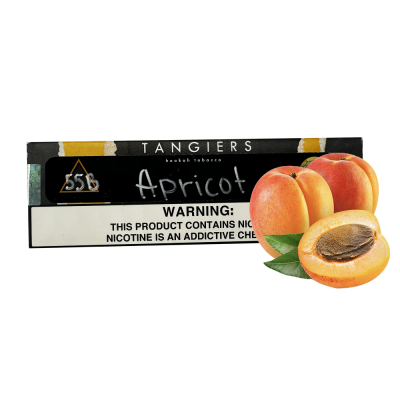 Табак Tangiers Noir №55В Apricot (Абрикос, 250 г) Чёрная упаковка