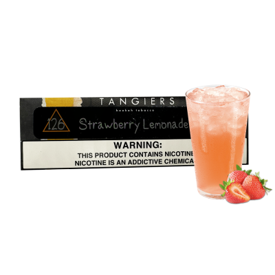 Табак Tangiers Noir №126 Strawberry Lemonade (Клубничный Лимонад, 250 г) Чёрная упаковка
