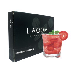 Тютюн Lagom Main Strawberry lemonade (Полуничний лимонад, 200 г) Тютюн Lagom Main Strawberry lemonade (Полуничний лимонад, 200 г)