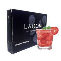 Тютюн Lagom Navy Strawberry lemonade (Полуничний лимонад, 200 г)