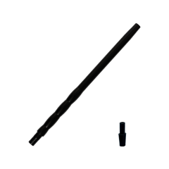 Мундштук для кальяну із алюмінію Strom Black (Чорний, з конектором)