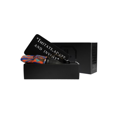 Персональный мундштук Lavart Minor N Alcedo (Оранжево-синий) Minor-ALC Персональный мундштук Lavart Minor N Alcedo (Оранжево-синий)