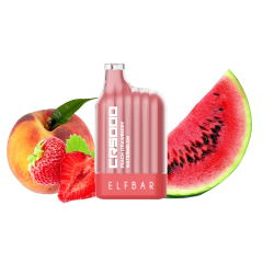Elf Bar CR5000 Peach Strawberry Watermelon (Персик Полуниця Кавун) Одноразовий POD