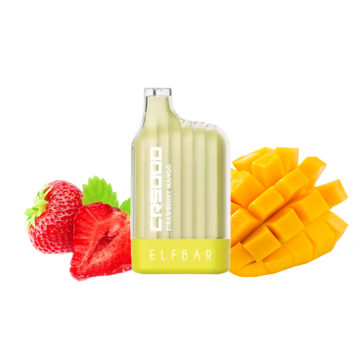 Elf Bar CR5000 Strawberry Mango (Полуниця Манго) Одноразовий POD