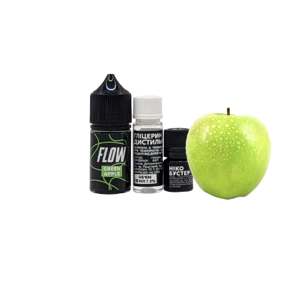 Набір для самозамішування Flow Green Apple (Зелене Яблуко, 50 мг, 30 мл)