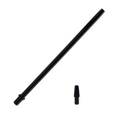 Мундштук для кальяну із алюмінію Stick Black (Чорний, з конектором)