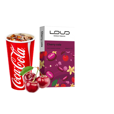 Табак Loud Light Cherry cola (Вишня Кола, 100 г)