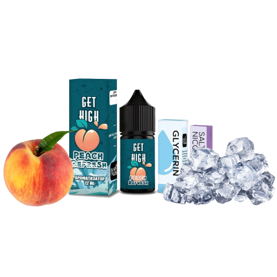 Набір для самозамішування Get High Peach Refresh (Піч Рефреш, 50 мг, 30 мл)