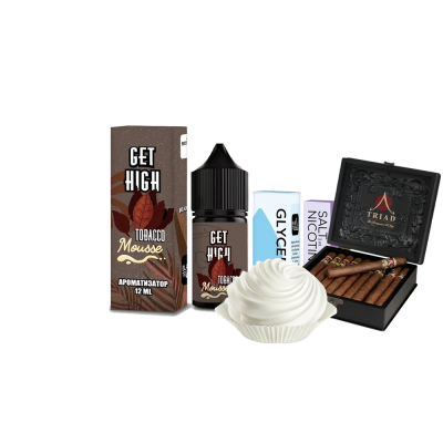 Набір для самозамішування Get High Tobacco Mousse (Тобакко Мусс, 50 ​​мг, 30 мл)