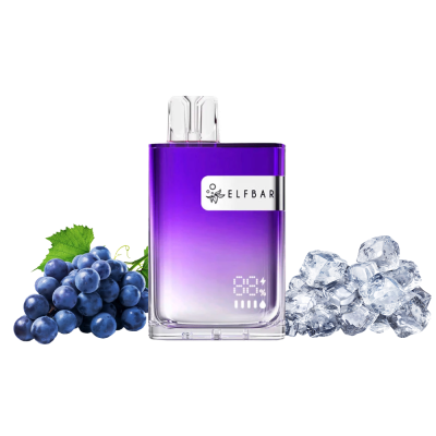 Elf Bar CR8000 Grape Ice (Виноград Льод) Одноразовий POD