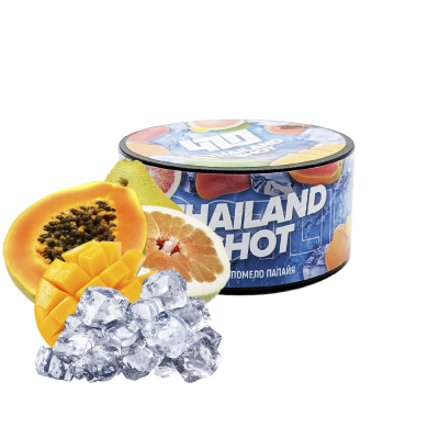 Табак 420 Frost Line Thailand Shot (Манго Помело Папайя Лёд, 100 г) 