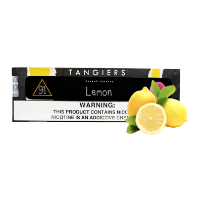 Табак Tangiers Noir №91 Lemon (Лимон, 250 г) Чёрная упаковка
