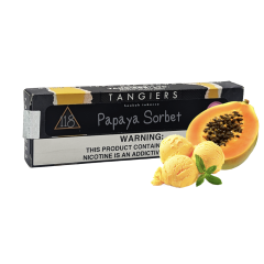 Табак Tangiers Noir №118 Papaya Sorbet (Папайя Сорбет, 250 г) Чёрная упаковка