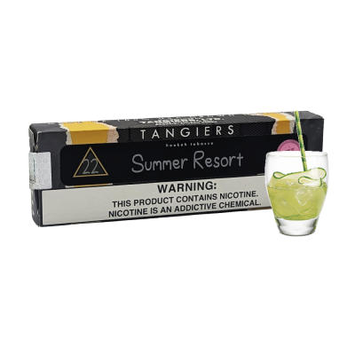 Табак Tangiers Noir №22 Summer Resort (Саммер Резорт, 250 г) Чёрная упаковка