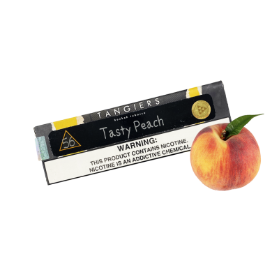 Тютюн Tangiers Noir №56 Tasty Peach (Тейсті Піч, 100 г) Чорна упаковка