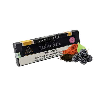 Табак Tangiers Noir №75 Kashmir Black (Кашмир Блек, 100 г) Чёрная упаковка