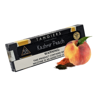 Табак Tangiers Noir №38 Kashmir Peach (Кашмир Пич, 100 г) Чёрная упаковка