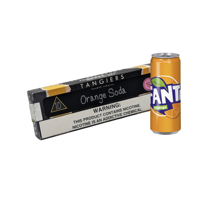 Тютюн Tangiers Noir №10 Orange Soda (Оранж сода, 100 г) Чорна упаковка