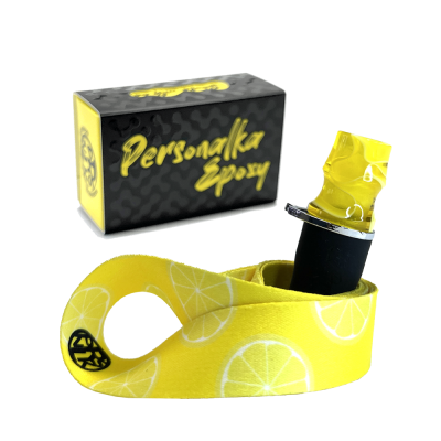Персональний мундштук Personalka Epoxy Onyx (Жовтий)