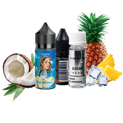 Набір для самозамішування Flavorlab Lady Blue Morocao (Блю морокао, 50 мг, 30 мл)