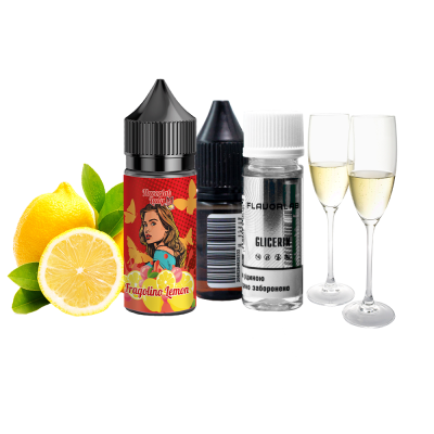 Набір для самозамішування Flavorlab Lady Fragolino Lemon (Вино лимон, 50 мг, 30 мл)