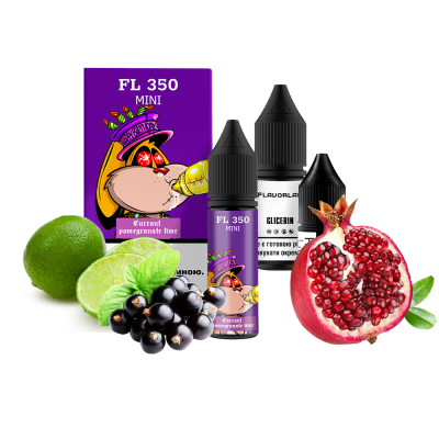 Набір для самозамішування Flavorlab FL350 mini Currant pomegranate lime (Смородина Гранат Лайм, 50 мг, 15 мл)