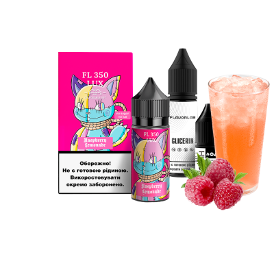 Набор для самозамеса Flavorlab FL350 LUX Raspberry Lemonad (Малиновый лимонад, 50 мг, 30 мл)