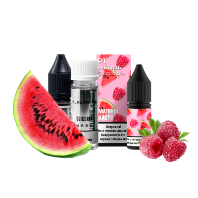 Набор для самозамеса Flavorlab Р1 Малина Арбуз (50 мг, 10 мл)