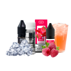 Набор для самозамеса Flavorlab Puff Raspberry ice lemonade (Малиновый лимонад Лёд, 50 мг, 10 мл)