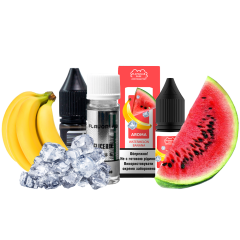 Набор для самозамеса Flavorlab Puff Watermelon banana (Арбуз банан, 50 мг, 10 мл) Набор для самозамеса Flavorlab Puff Watermelon banana (Арбуз банан, 50 мг, 10 мл)
