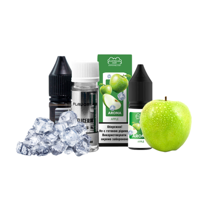 Набір для самозамішування Flavorlab Puff Apple (Яблуко, 50 мг, 10 мл)