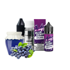 Набор для самозамеса Flavorlab M-Jam V2 Blueberry (Черника, 50 мг, 30 мл)