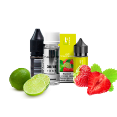 Набір для самозамішування Flavorlab Aroma MAX Lime strawberry (Лайм полуниці, 50 мг, 30 мл)