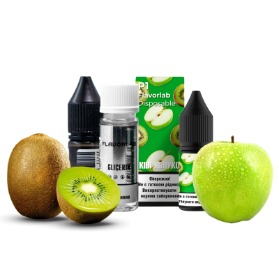 Набор для самозамеса Flavorlab Р1 Киви Яблоко (50 мг, 10 мл)