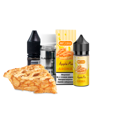 Набір для самозамішування Flavorlab M-Cake Strong Apple pie (Яблучний пиріг, 65 мг, 30 мл)