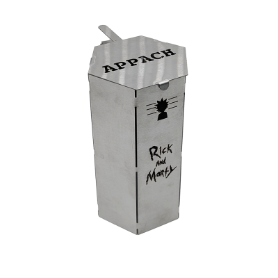 Ковпак для кальяну Appach RickMorty Silver (Металік)