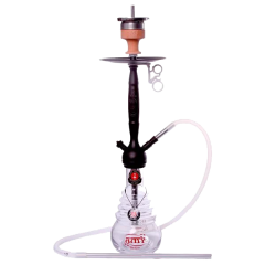 Кальян Amy Deluxe 690 clear (прозорий, повний комплект)