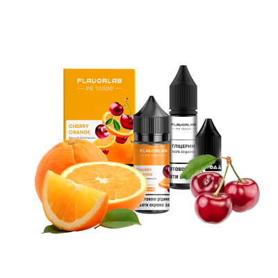 Набор для самозамеса Flavorlab PE 10000 Cherry Orange (Вишня апельсин, 50 мг, 30 мл)