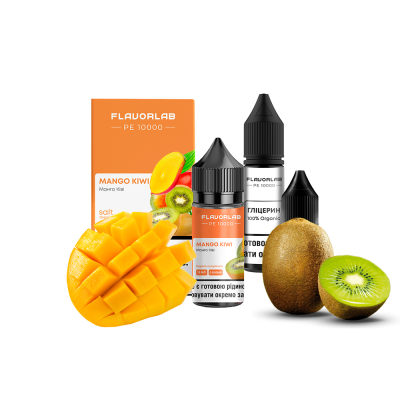 Набір для самозамішування Flavorlab PE 10000 Mango Kiwi (Ківі манго, 50 мг, 30 мл)