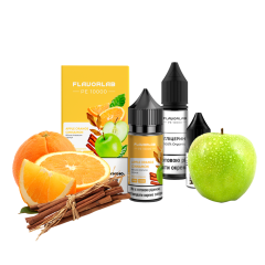 Набір для самозамішування Flavorlab PE 10000 Apple Orange Cinnamon (Яблуко апельсин кориця, 50 мг, 30 мл)