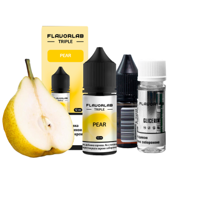 Набор для самозамеса Flavorlab Triple Strong Pear (Груша, 65 мг, 30 мл)