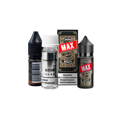 Набір для самозамішування Flavorlab Infinity MAX Strong Monaco (Тютюн Горіх, 50 мг, 30 мл)